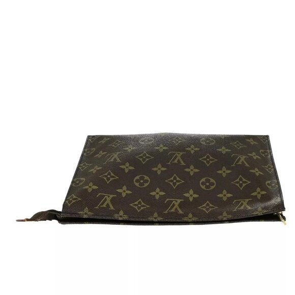 LOUIS VUITTON Poche Toilette 26 Clutch Hand Bag Monogram Leather - Picture 10 of 16